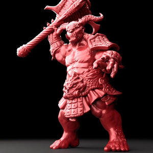 3D Printed Bestiary Vol. 5 Nafarrate - Oni Ogre 32mm Ragnarok D&D - Charming Terrain