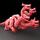 3D Printed Bestiary Vol. 5 Nafarrate - Orochi Dragon 32mm Ragnarok D&D - Charming Terrain