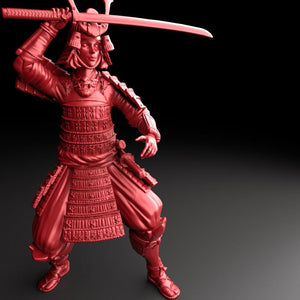 3D Printed Bestiary Vol. 5 Nafarrate - Samurai 32mm Ragnarok D&D - Charming Terrain