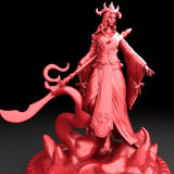 3D Printed Bestiary Vol. 5 Nafarrate - Yuki Ona 32mm Ragnarok D&D - Charming Terrain