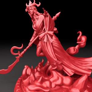 3D Printed Bestiary Vol. 5 Nafarrate - Yuki Ona 32mm Ragnarok D&D - Charming Terrain