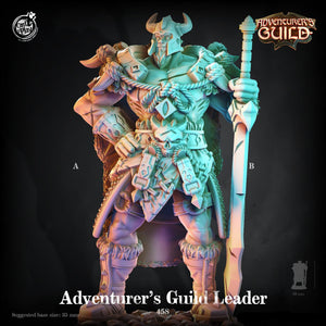 3D Printed Cast n Play Adventurer's Guild Leader 28mm 32mm D&D - Charming Terrain