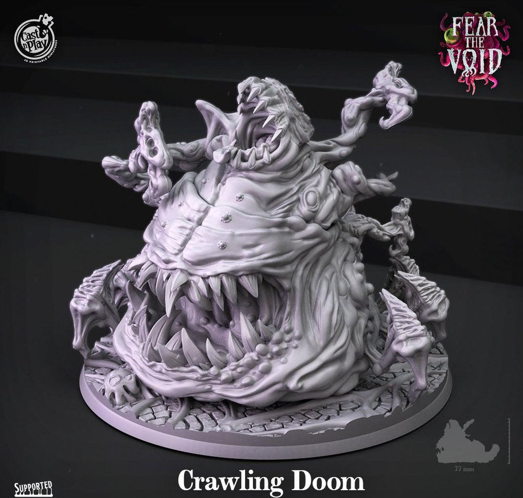 3D Printed Cast n Play Crawling Doom Fear the Void 28mm 32mm D&D - Charming Terrain