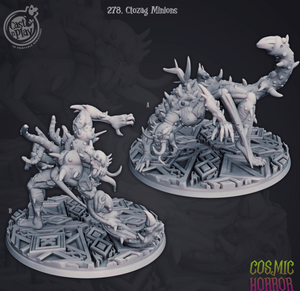 3D Printed Cast n Play Ctozag Minions Cosmic Horrors 28mm 32mm D&D - Charming Terrain