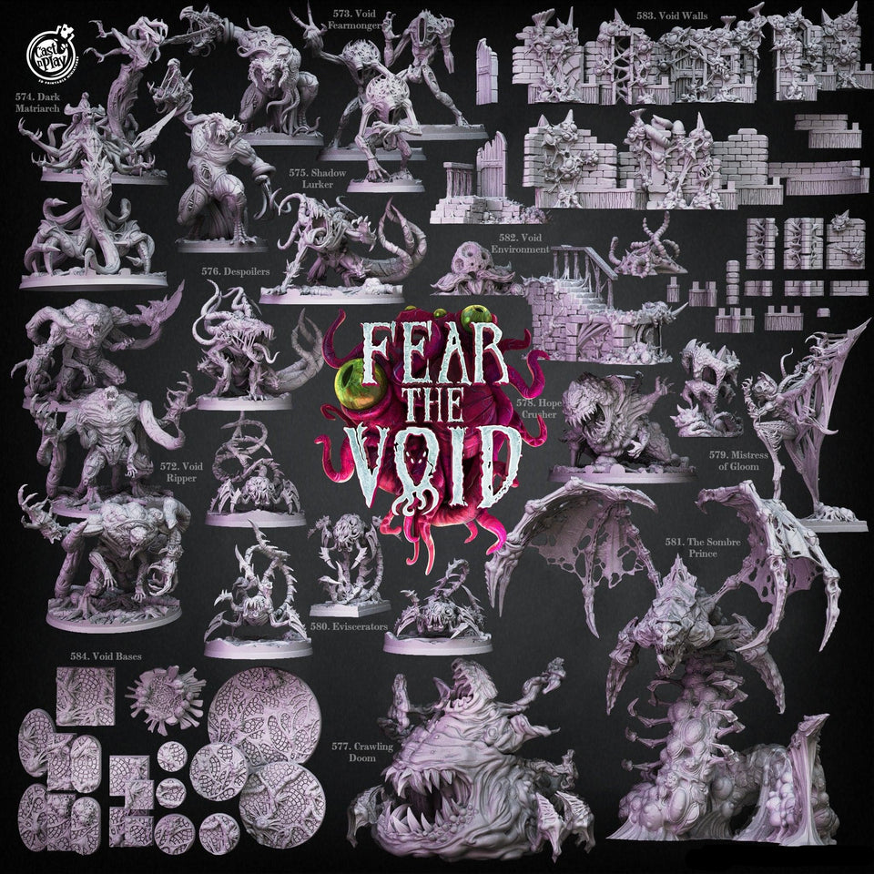 3D Printed Cast n Play Dark Matriarch Fear the Void 28mm 32mm D&D - Charming Terrain