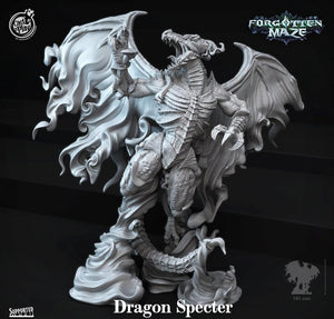 3D Printed Cast n Play Dragon Specter Forgotten Maze 28mm 32mm D&D - Charming Terrain