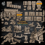 3D Printed Cast n Play Dungeon Trolls Dungeons of Thamarya 28mm 32mm D&D - Charming Terrain