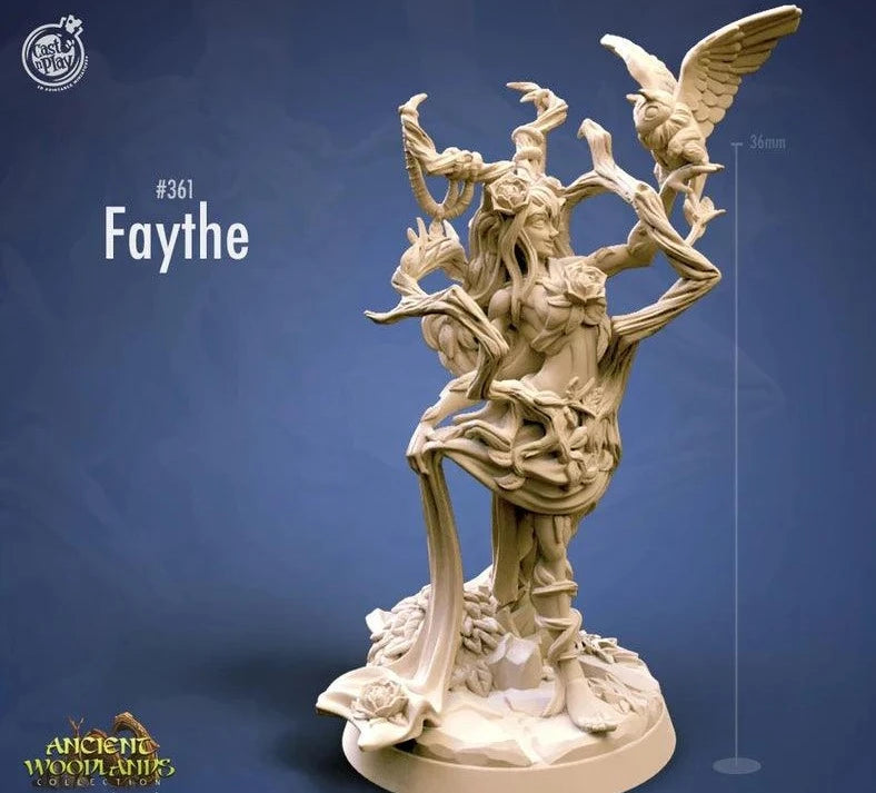 3D Printed Cast n Play Faythe Druid Ancient Woodlands 28mm 32mm D&D - Charming Terrain