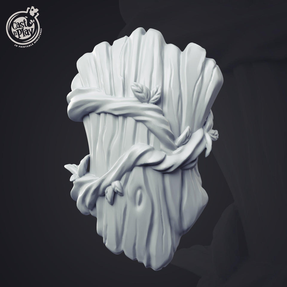 3D Printed Cast n Play Forest Creature Shield 28mm 32mm D&D - Charming Terrain