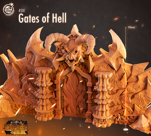 3D Printed Cast n Play Gates of Hell Depths of Hell 28mm 32mm D&D - Charming Terrain