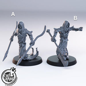 3D Printed Cast n Play Ghosts 28mm 32mm D&D - Charming Terrain