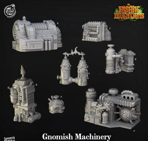 3D Printed Cast n Play Gnomish Machinery Insane Inventions 28mm 32mm D&D - Charming Terrain