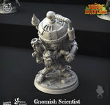 3D Printed Cast n Play Gnomish Scientist Insane Inventions 28mm 32mm D&D - Charming Terrain