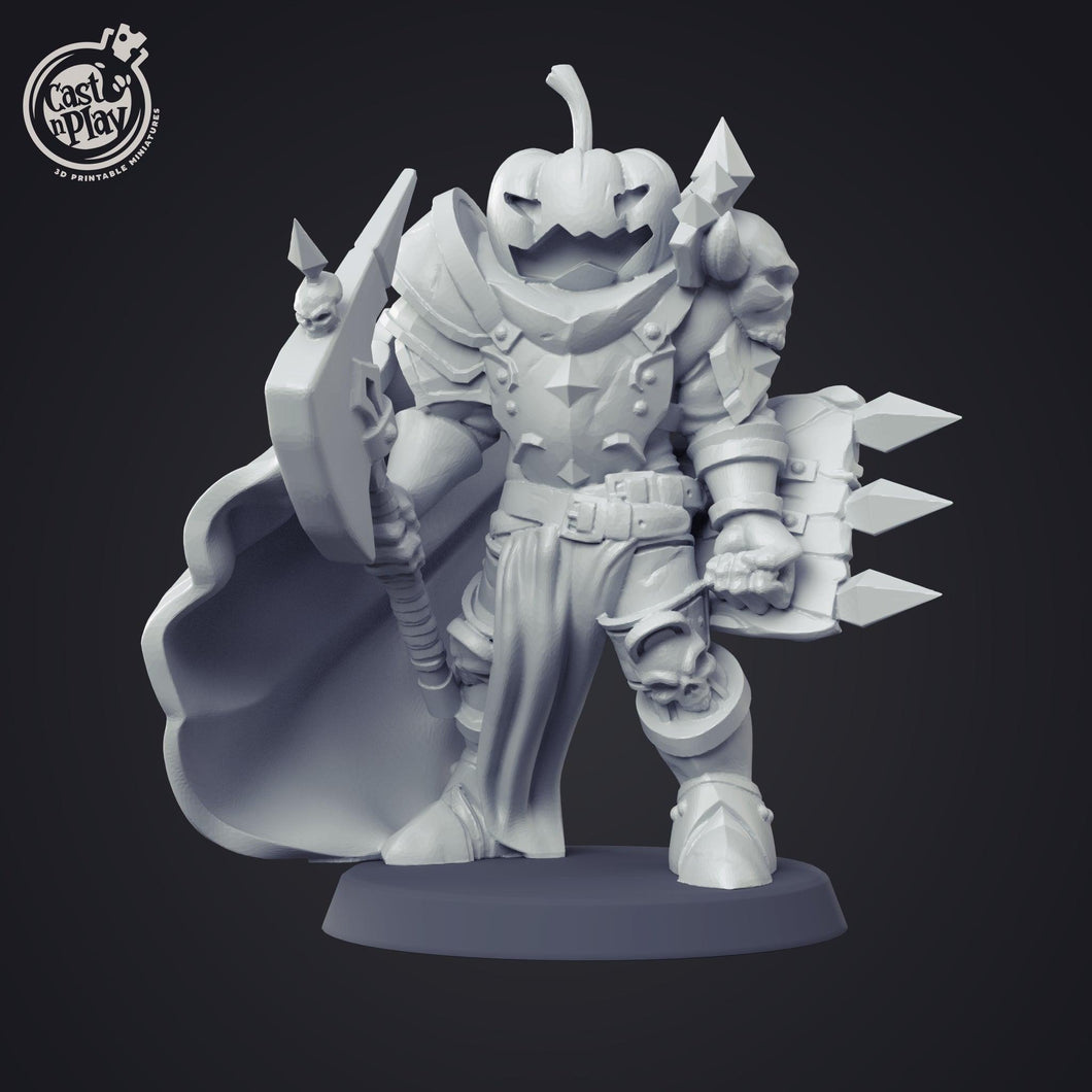 3D Printed Cast n Play Halloween Warrior 28mm 32mm D&D - Charming Terrain