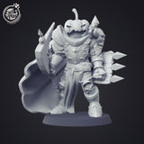 3D Printed Cast n Play Halloween Warrior 28mm 32mm D&D - Charming Terrain