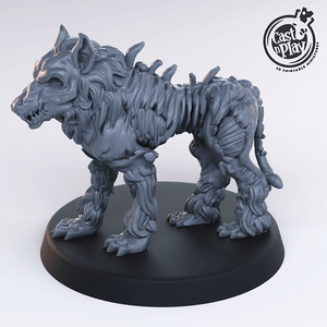 3D Printed Cast n Play Hellhound 28mm 32mm D&D - Charming Terrain