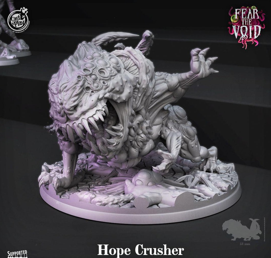 3D Printed Cast n Play Hope Crusher Fear the Void 28mm 32mm D&D - Charming Terrain