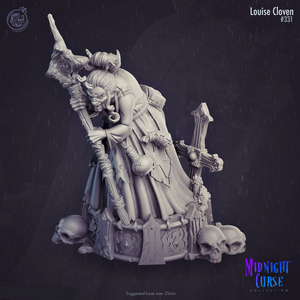 3D Printed Cast n Play Louise Cloven Midnight Curse Collection 28 32mm D&D - Charming Terrain