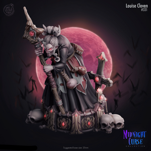 3D Printed Cast n Play Louise Cloven Midnight Curse Collection 28 32mm D&D - Charming Terrain