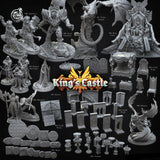 3D Printed Cast n Play Master King's Castle 28 32mm D&D - Charming Terrain