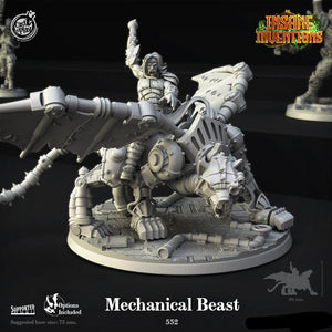 3D Printed Cast n Play Mechanical Beast Insane Inventions 28mm 32mm D&D - Charming Terrain