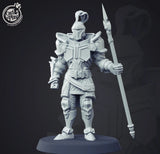 3D Printed Cast n Play Medieval Knight 28mm 32mm D&D - Charming Terrain