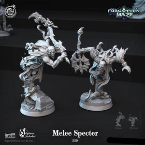 3D Printed Cast n Play Melee Specter Forgotten Maze 28mm 32mm D&D - Charming Terrain