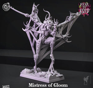 3D Printed Cast n Play Mistress of Gloom Fear the Void 28mm 32mm D&D - Charming Terrain