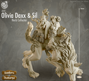 3D Printed Cast n Play Olivia Daxx and Sil Hawkers of Thamarya 28mm 32mm D&D - Charming Terrain