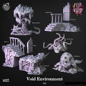 3D Printed Cast n Play Void Environment Terrain Fear the Void 28mm 32mm D&D - Charming Terrain