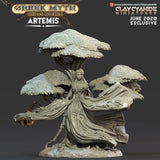 3D Printed Clay Cyanide Artemis Greek Myth Gods and Goddesses Ragnarok D&D - Charming Terrain