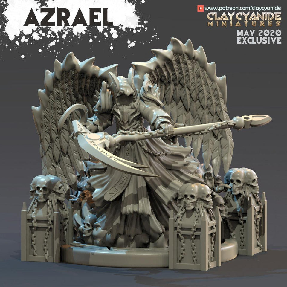 3D Printed Clay Cyanide Azrael Angels VS Demons Ragnarok D&D - Charming Terrain