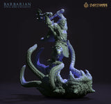 3D Printed Clay Cyanide Barbarian 28mm-32mm Ragnarok D&D - Charming Terrain