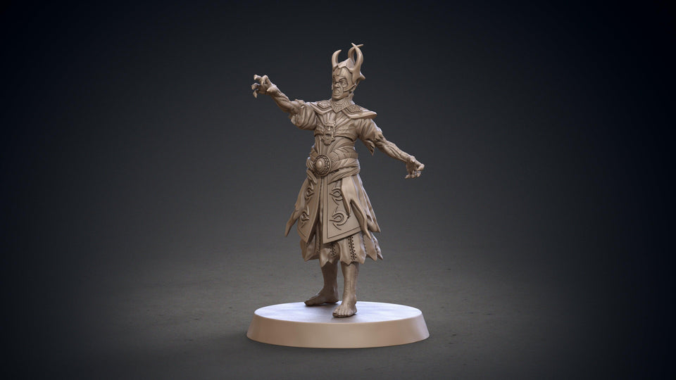 3D Printed Clay Cyanide Blackring Sorcerers Set Hyborean Age 28mm -32mm Ragnarok D&D - Charming Terrain