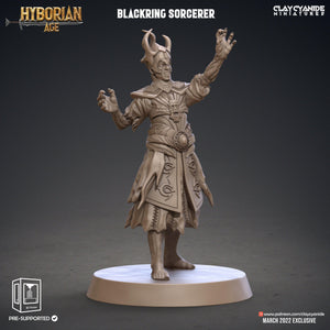 3D Printed Clay Cyanide Blackring Sorcerers Set Hyborean Age 28mm -32mm Ragnarok D&D - Charming Terrain