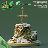 3D Printed Clay Cyanide Excalibur The Legend of King Arthur Ragnarok D&D - Charming Terrain