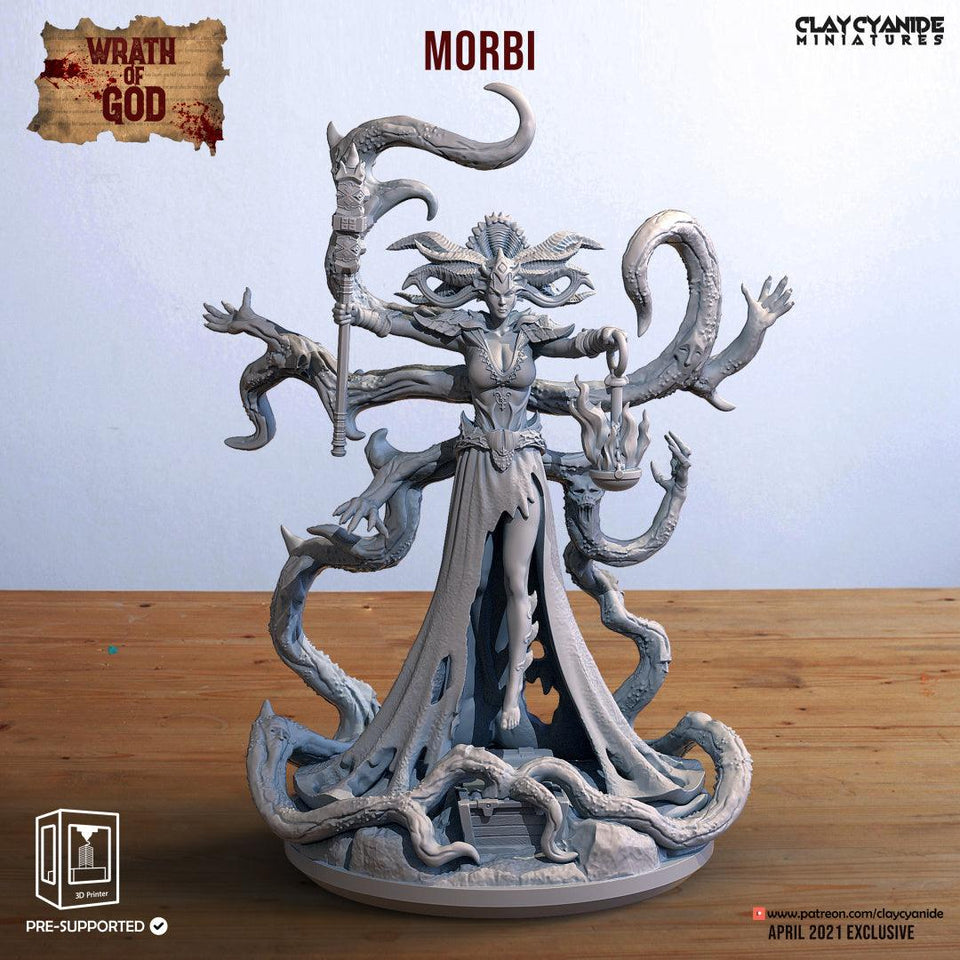 3D Printed Clay Cyanide Morbi Wrath of Gods Ragnarok D&D - Charming Terrain