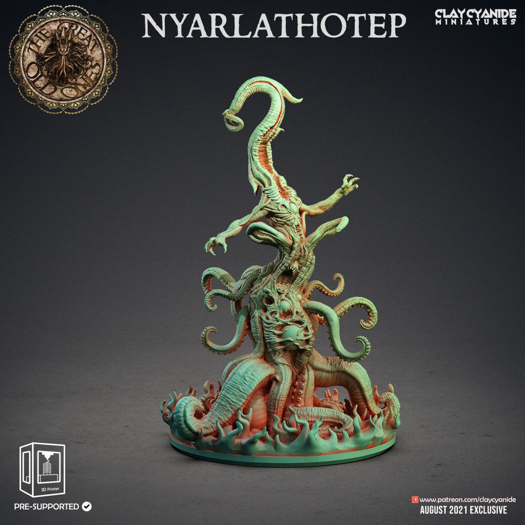 3D Printed Clay Cyanide Nyarlathotep Great Old Gods Ragnarok D&D - Charming Terrain