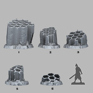 3D Printed Fantastic Plants and Rocks Ancient Giant Wasps Hive 28mm - 32mm D&D Wargaming - Charming Terrain