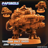 3D Printed Papsikels Cyberpunk Rambutan Space Loader Set - 28mm 32mm - Charming Terrain