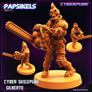 3D Printed Papsikels Cyberpunk Sci-Fi Cyber Skelepunk Set- 28mm 32mm - Charming Terrain