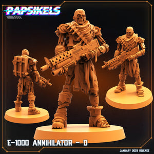 3D Printed Papsikels Cyberpunk Sci-Fi E-1000 Annihilator D 28mm 32mm - Charming Terrain