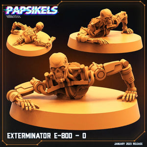 3D Printed Papsikels Cyberpunk Sci-Fi - E-1000 Annihilator - O - 28mm 32mm - Charming Terrain