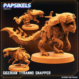 3D Printed Papsikels Cyberpunk Sci-Fi Gigerian Tyranno Snapper - 28mm 32mm - Charming Terrain