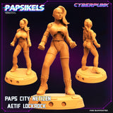 3D Printed Papsikels Cyberpunk Sci-Fi Law Upholders Set - 28mm 32mm - Charming Terrain