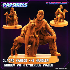 3D Printed Papsikels Cyberpunk Sci-Fi Quadro Kantos Set - 28mm 32mm - Charming Terrain