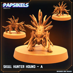 3D Printed Papsikels Cyberpunk Sci-Fi Skull Hunter Hounds Set - 28mm 32mm - Charming Terrain