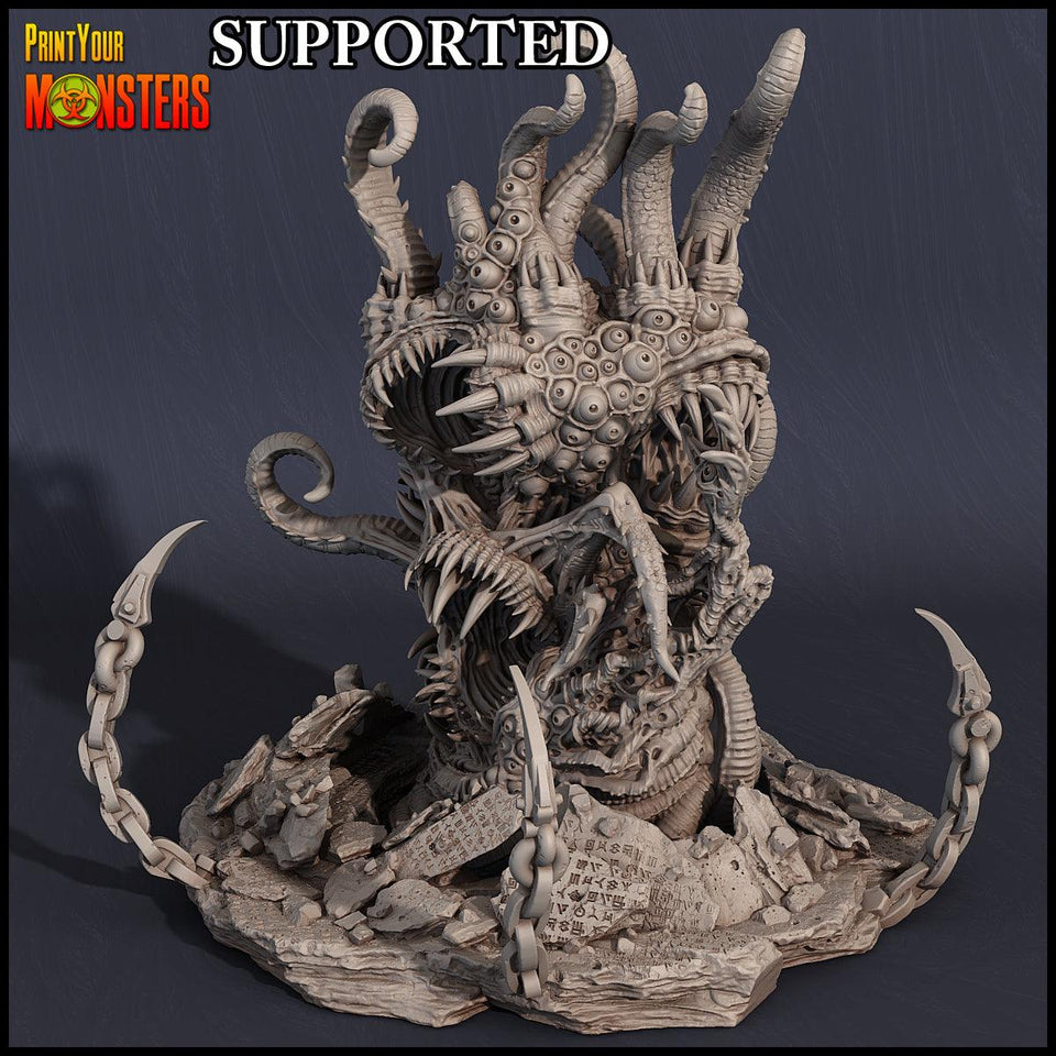 3D Printed Print Your Monsters Chaos Beast Creature Pack Full Set 28mm - 32mm D&D Wargaming - Charming Terrain