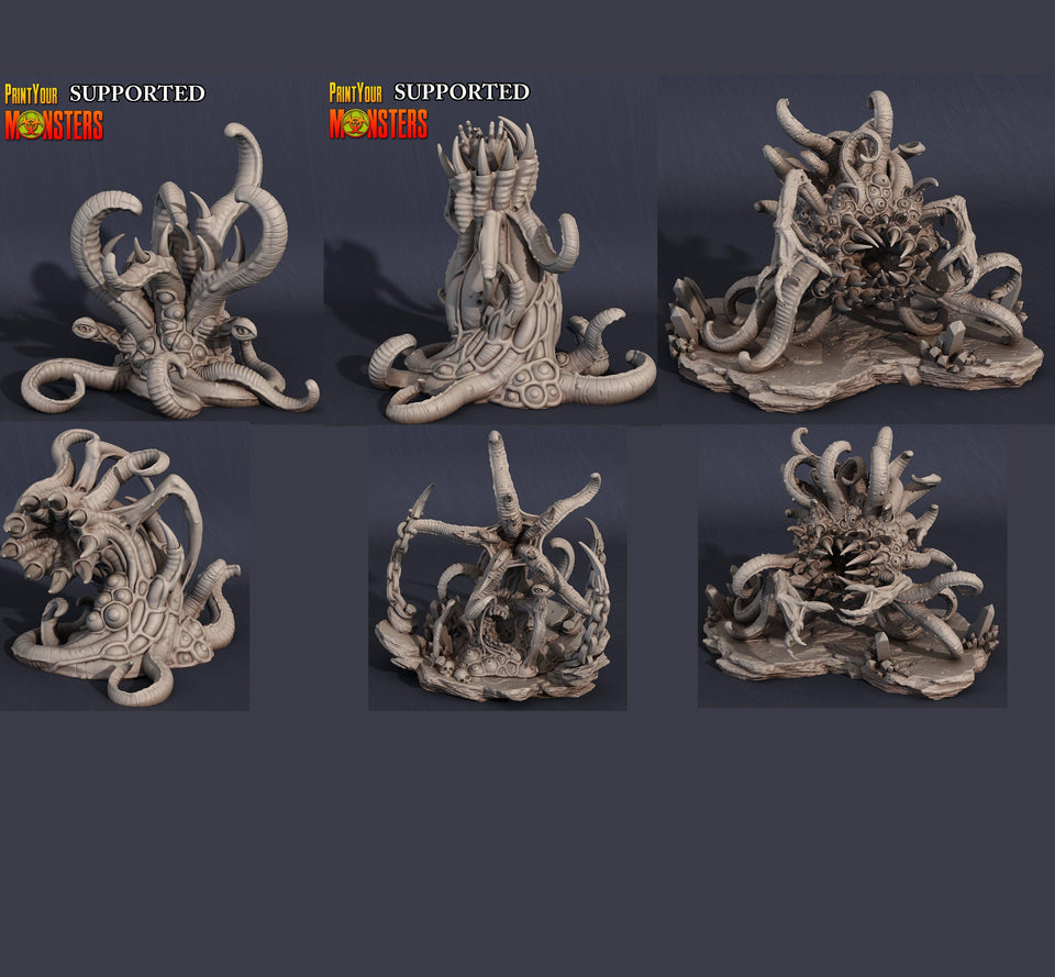 3D Printed Print Your Monsters Chaos Creature Set 28mm - 32mm D&D Wargaming - Charming Terrain