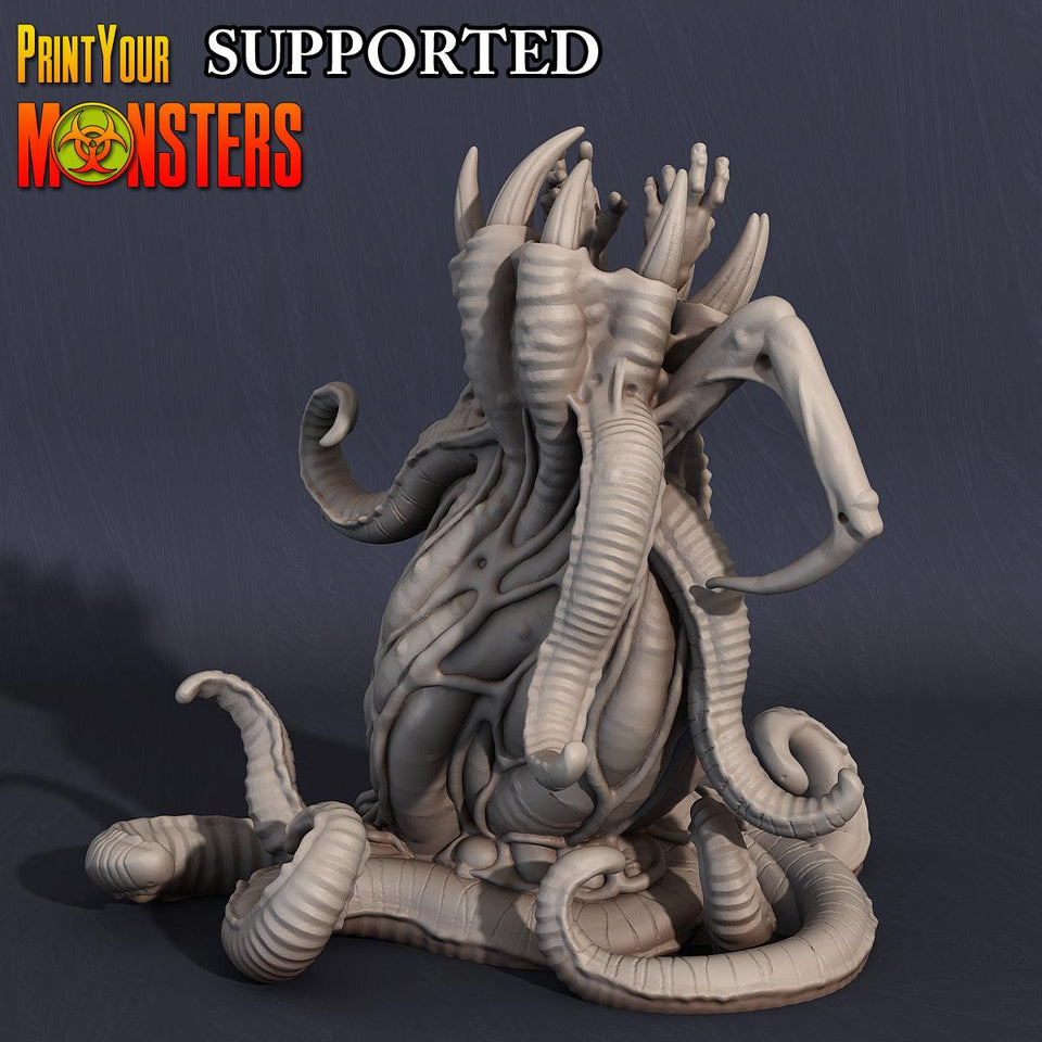 3D Printed Print Your Monsters Chaos Creature Set 28mm - 32mm D&D Wargaming - Charming Terrain